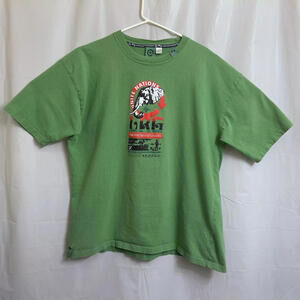 LRG Lifted Research Group T-Shirt Men's Large XXXL Green w/ Elephant Graphic